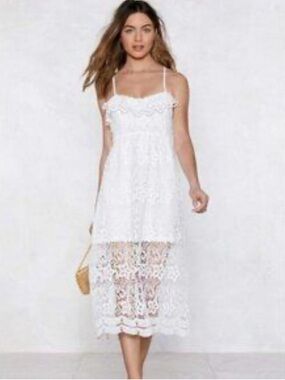 Nasty Gal summer midi dress